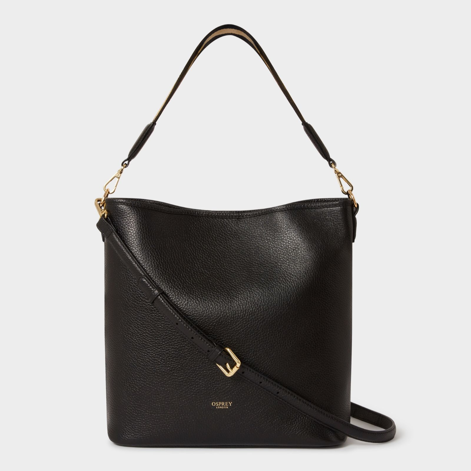 Osprey London The Boston Bucket Bag with Webbing and Leather Strap