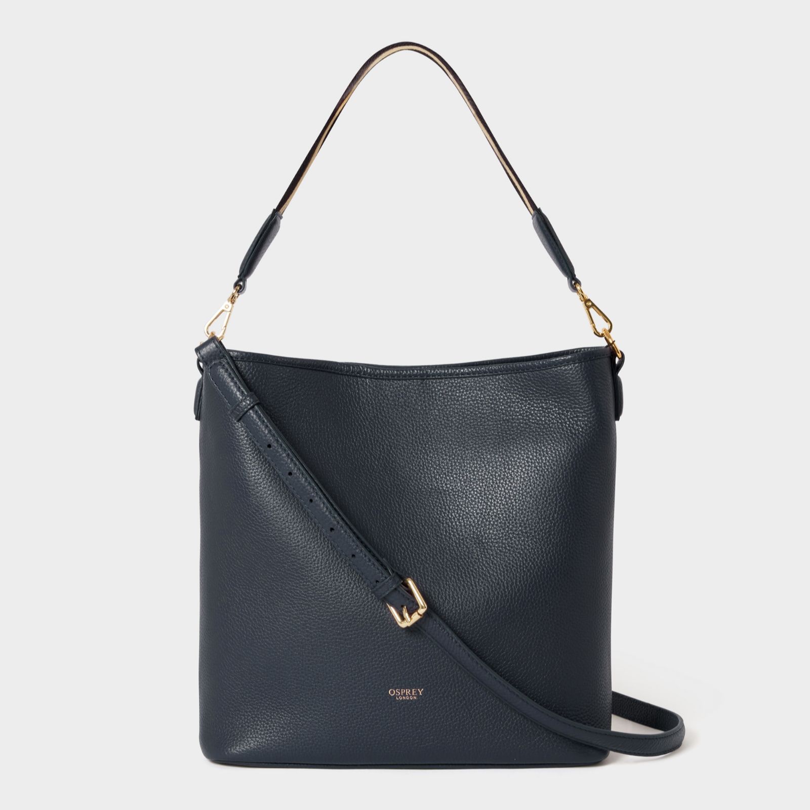 Osprey London The Boston Bucket Bag with Webbing and Leather Strap