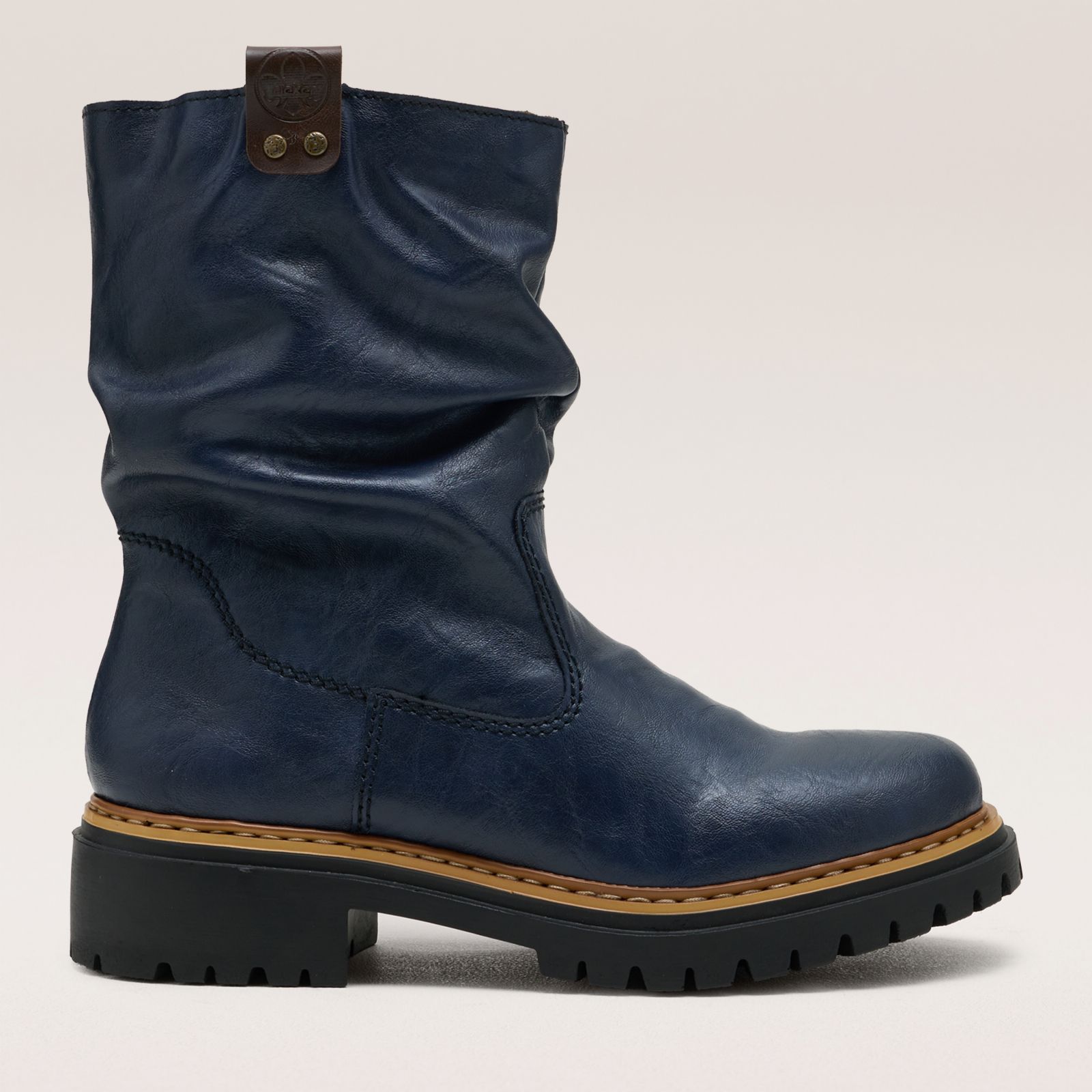 Rieker Warm Lined Fold Over Boot