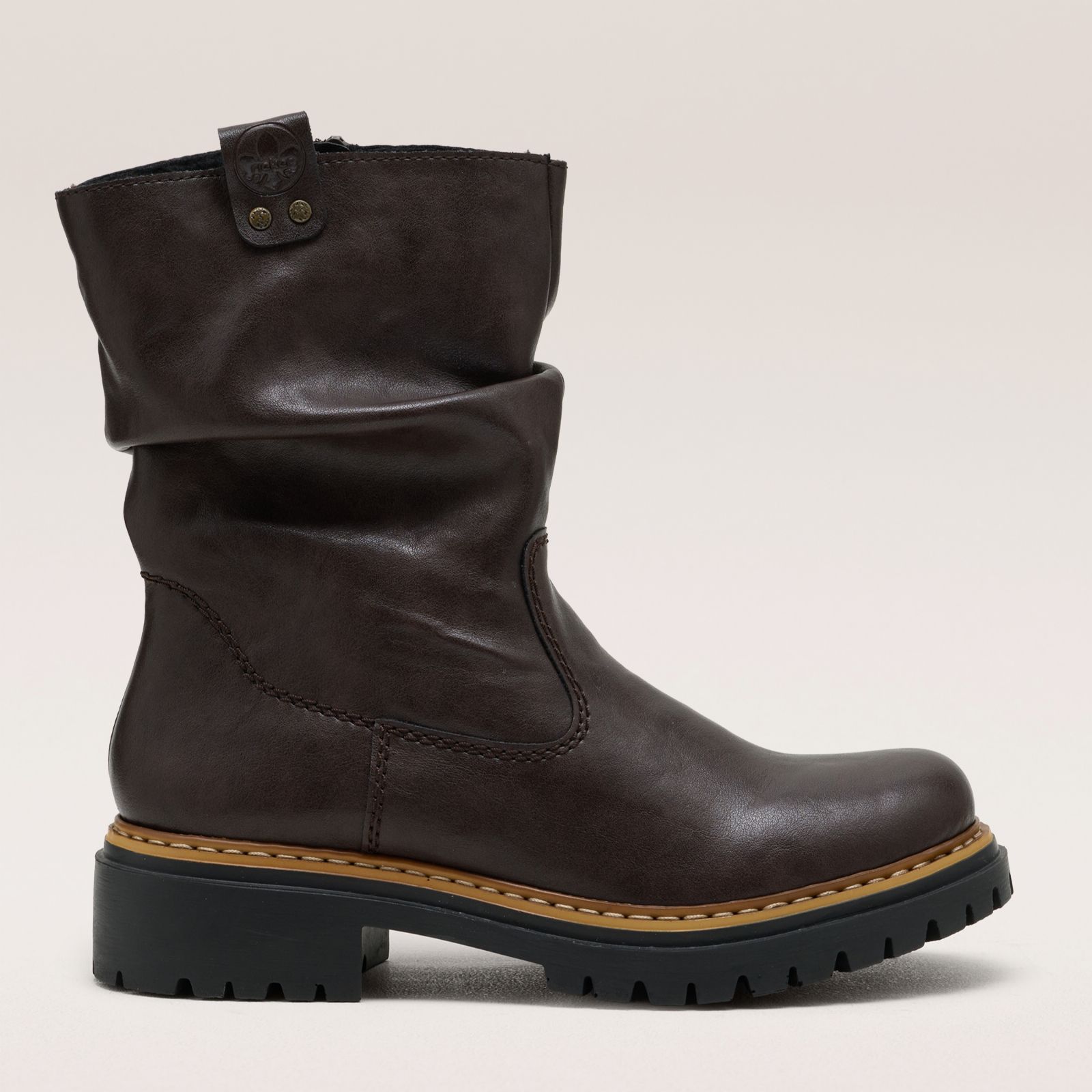 Rieker Warm Lined Fold Over Boot