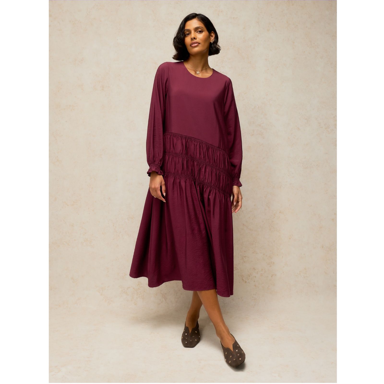 White Stuff Adeline Drop Waist Dress