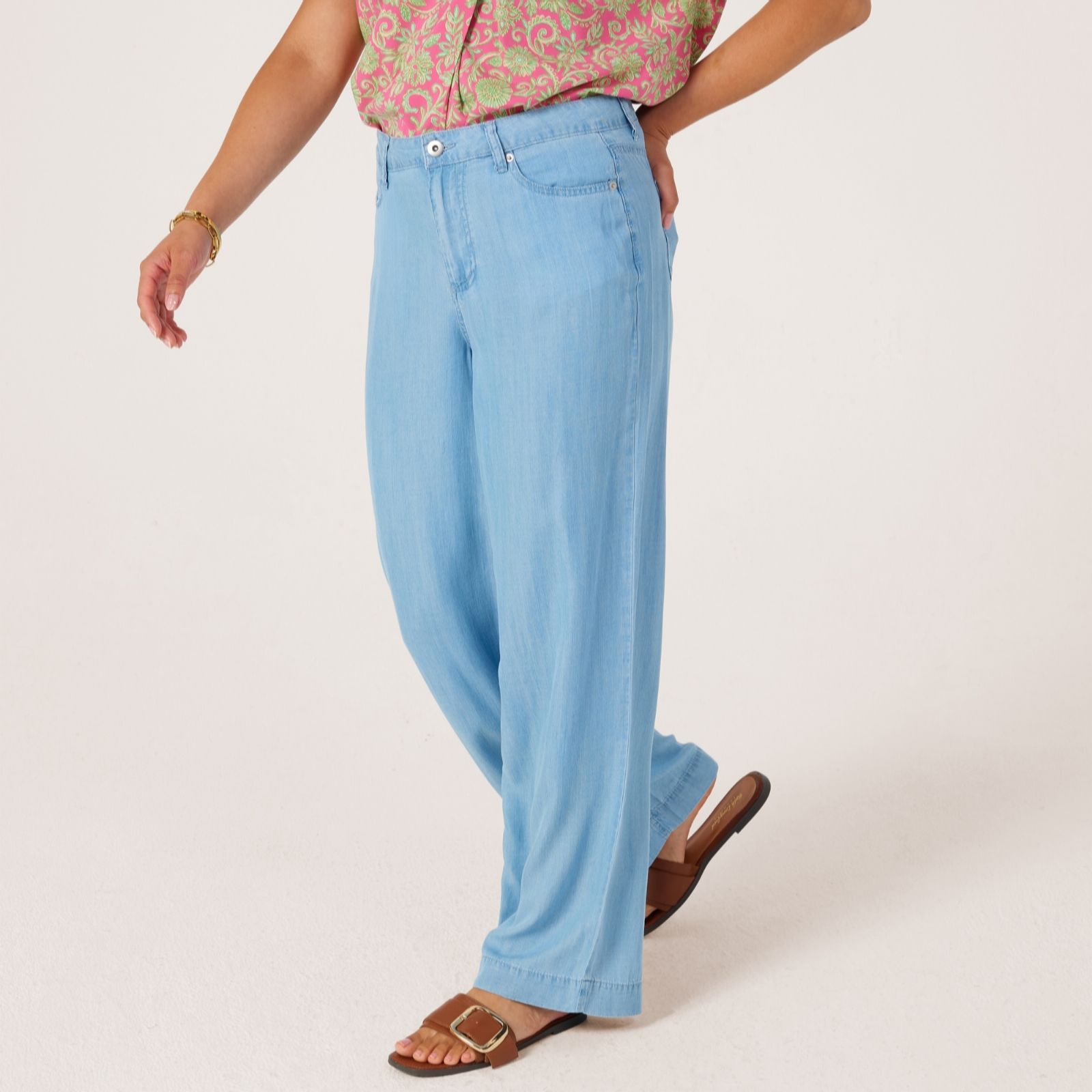 Ruth Langsford Lyocell Wide Leg Trouser Tall