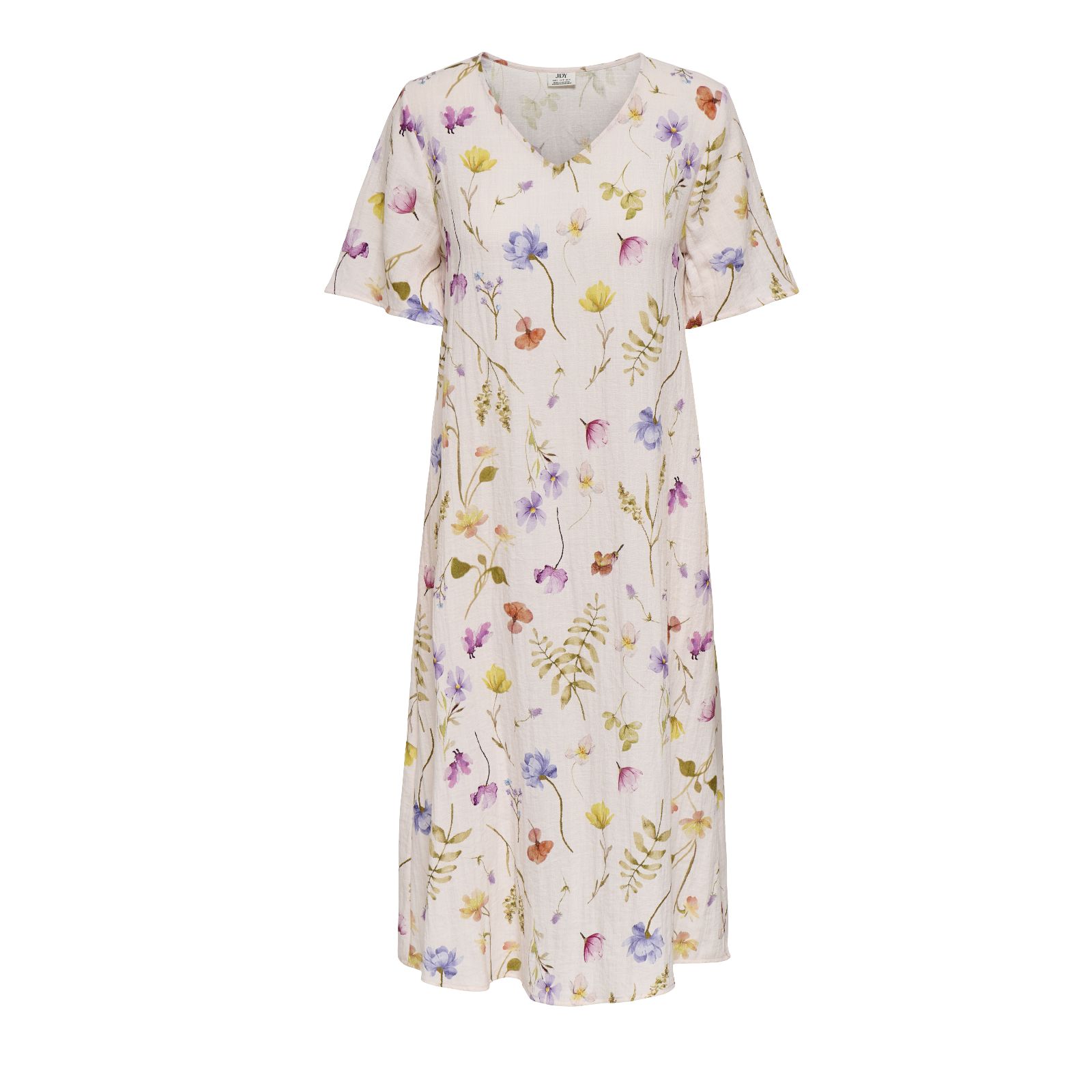 JDY Viola Tie Waist Midi Dress