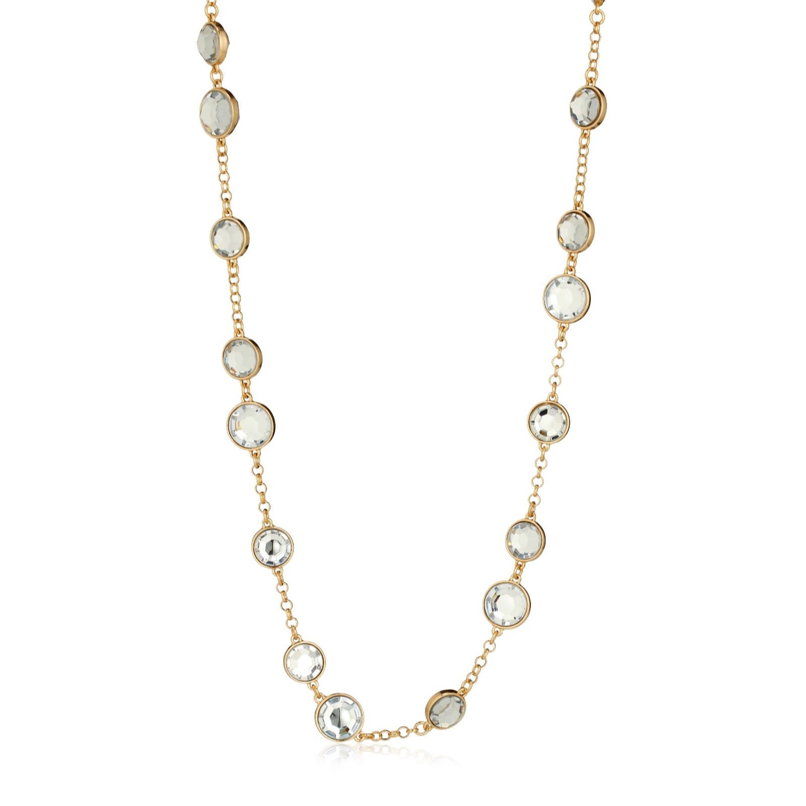 Kim & Co Clear Stone Chain Belt