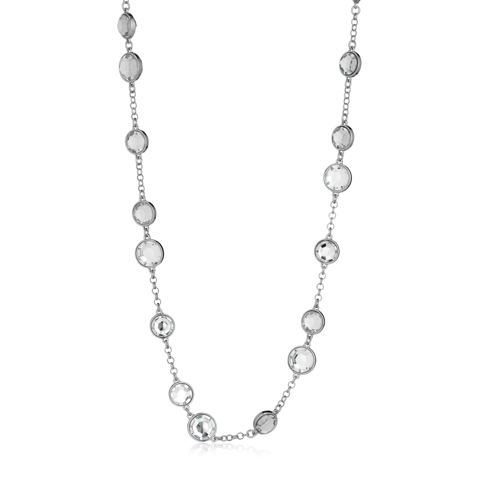 Kim & Co Clear Stone Chain Belt