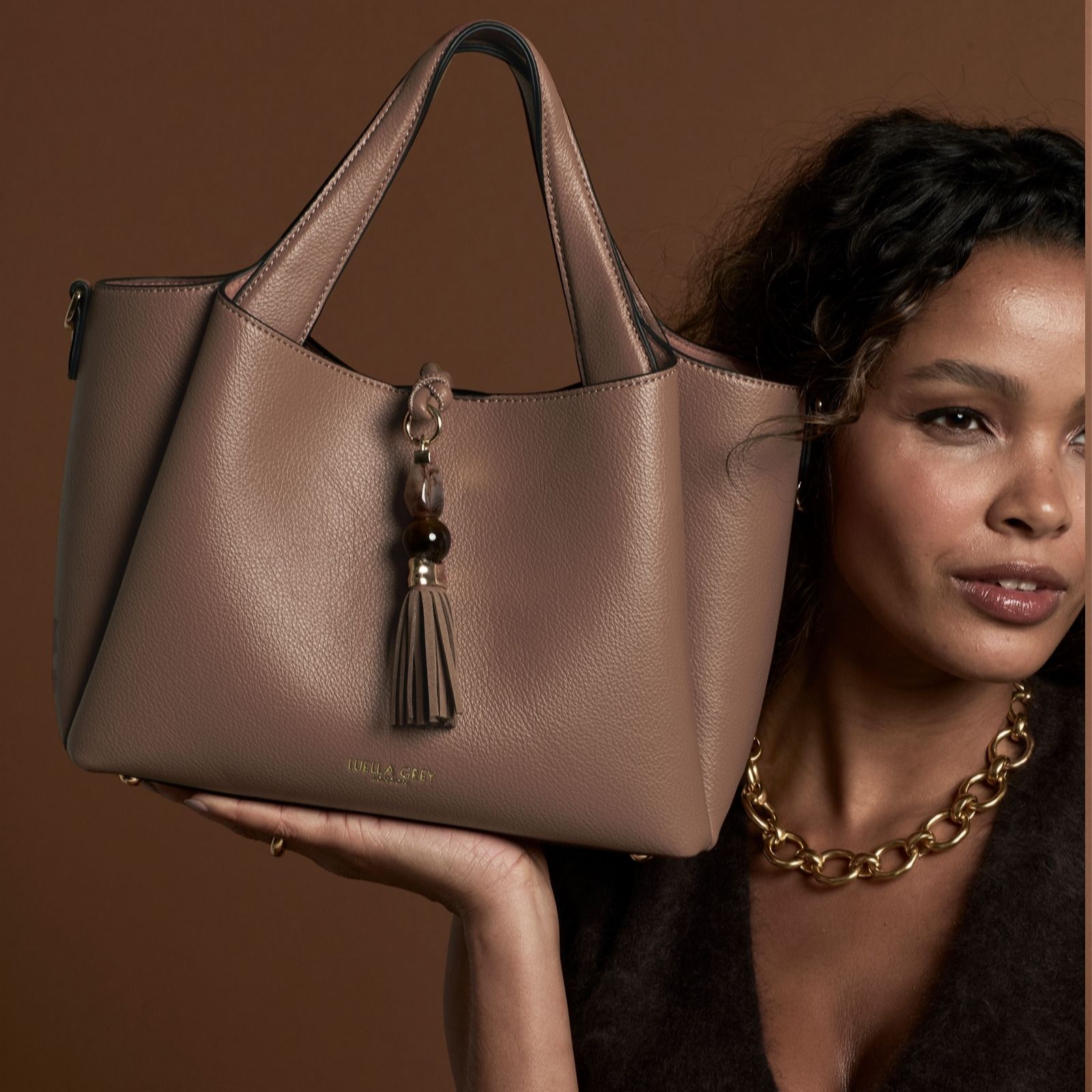  Luella Grey Etta Small Tote Bag