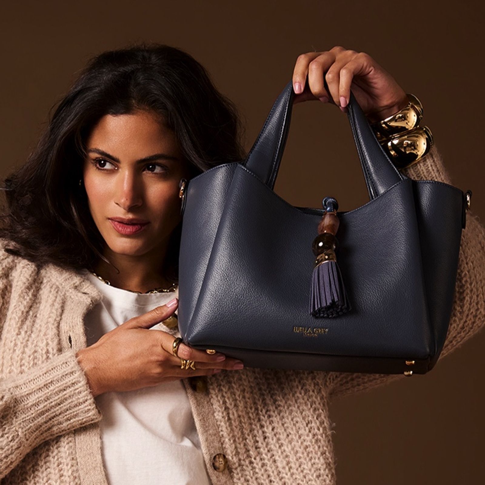 Luella Grey Etta Small Tote Bag