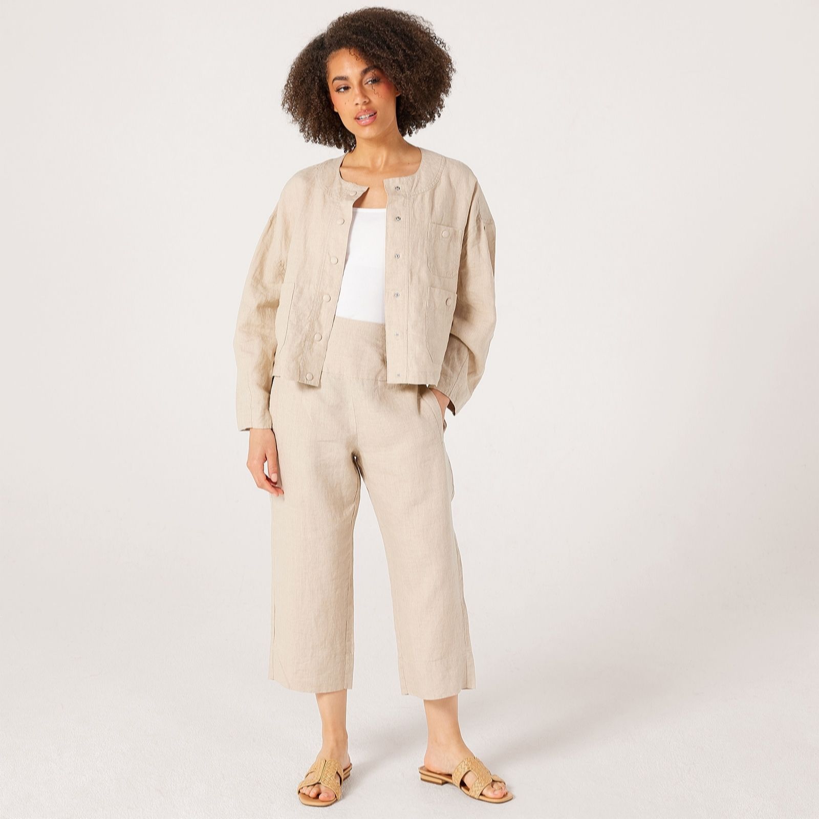 Masai Copenhagen 100% Linen Light Layering Jacket