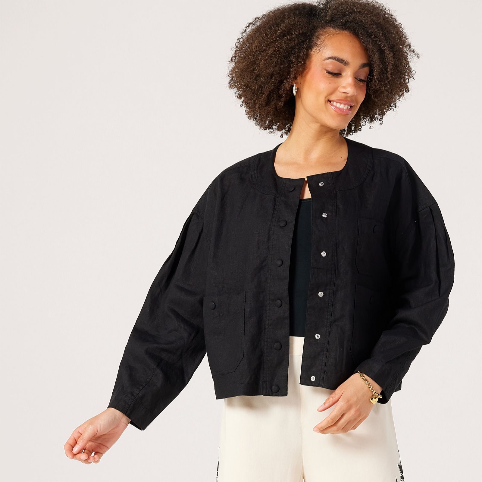 Masai Copenhagen 100% Linen Light Layering Jacket