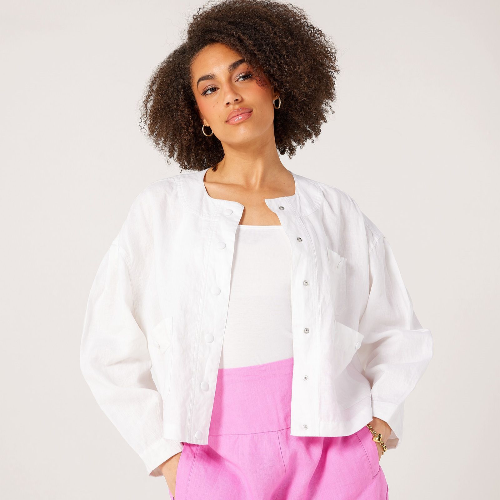 Masai Copenhagen 100% Linen Light Layering Jacket