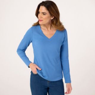 Ruth Langsford V neck Ribbed Top