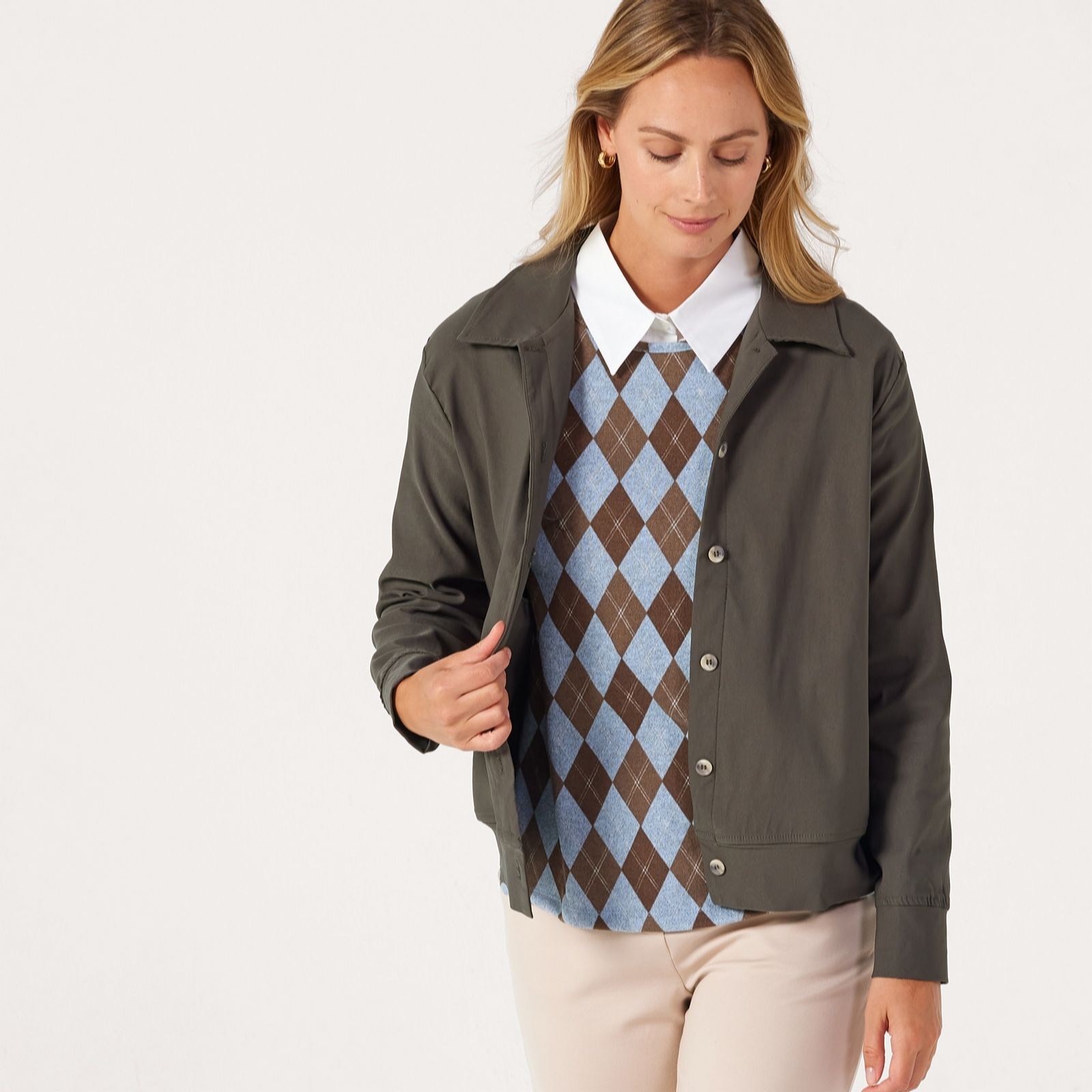 Kim & Co Soft Millennium Long Sleeve Bomber Jacket