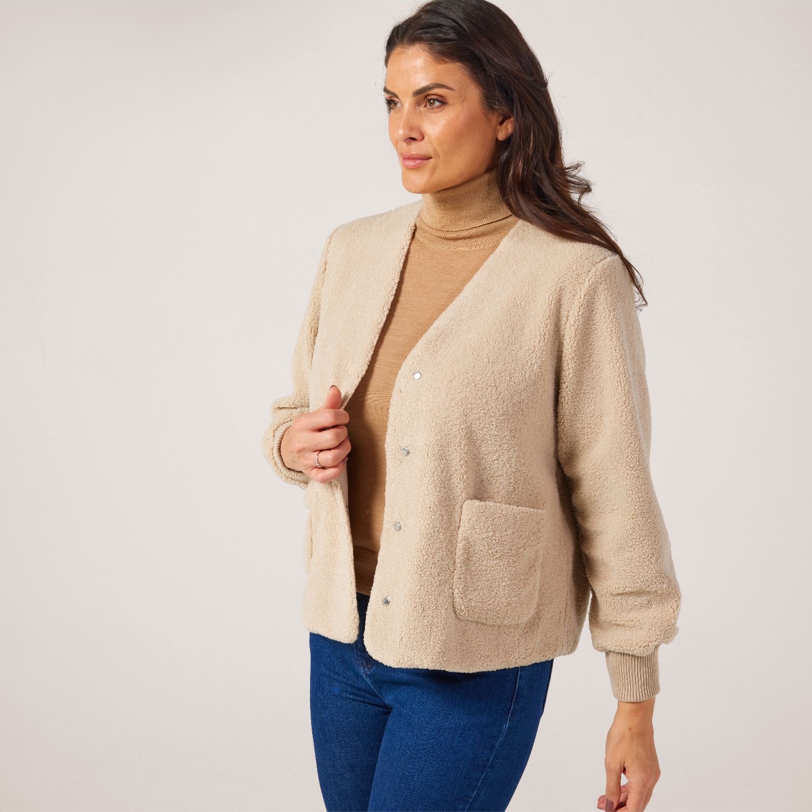 Masai Copenhagen Junte Teddy Jacket with Pockets