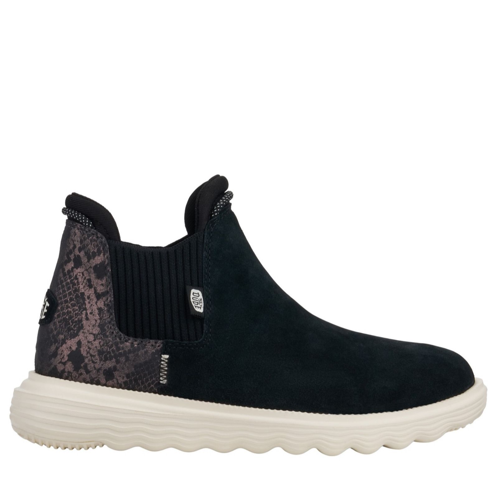 HEYDUDE Women's Branson Suede Novelty Boot