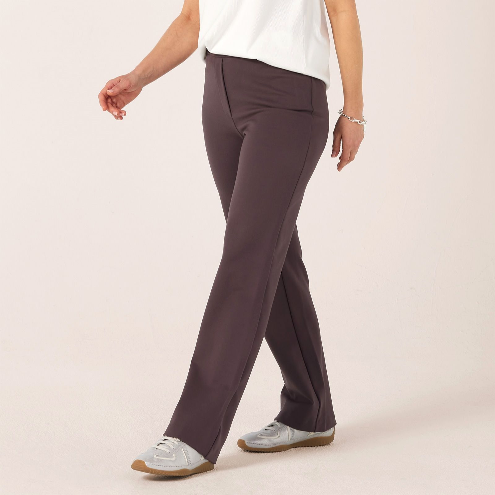 Kim & Co Stretch Ponte Jersey Signature Straight Leg Standard Trousers