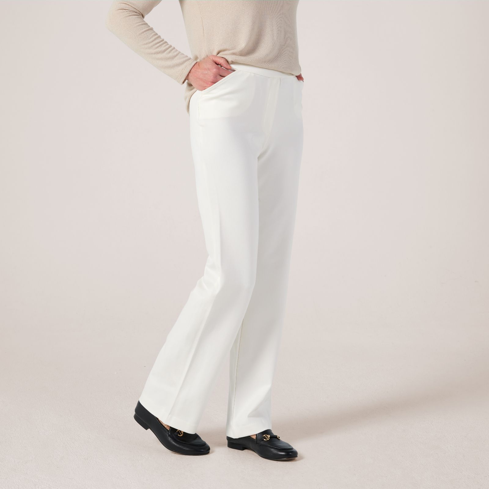 Kim & Co Stretch Ponte Jersey Signature Straight Leg Standard Trousers