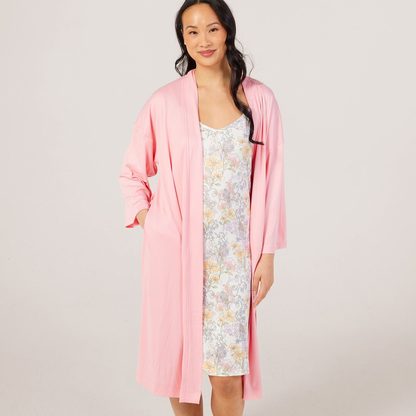 Cozee Home 2in1 Supersoft Kimono Robe and Gown