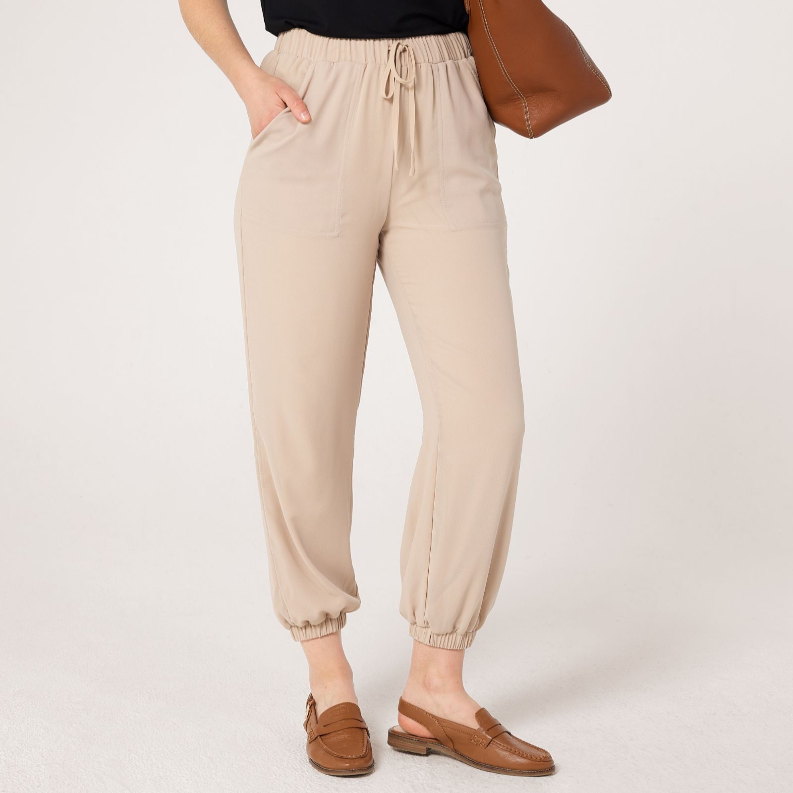 MarlaWynne Layers Chiffon Joggers
