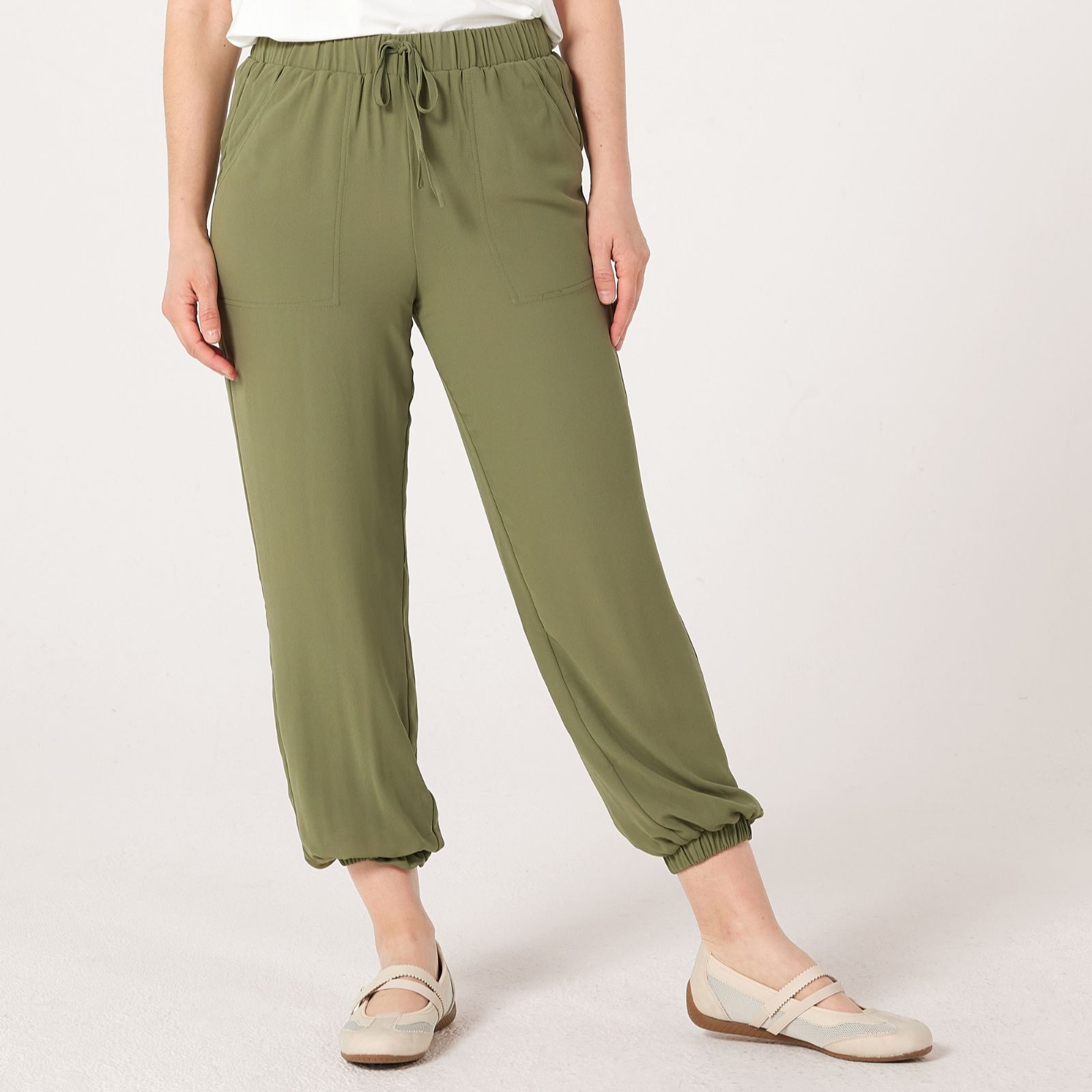 MarlaWynne Layers Chiffon Joggers