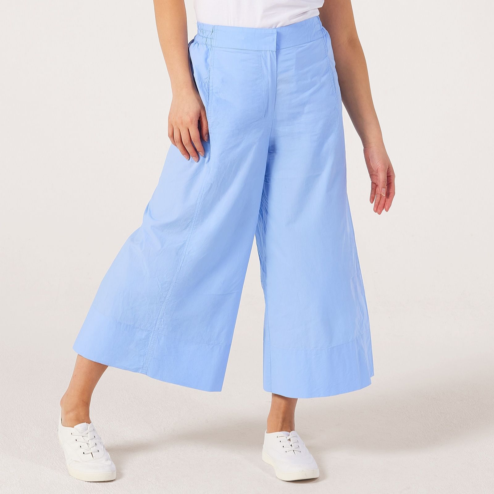 Masai Copenhagen Portia 100% Cotton Poplin Loose Cropped Trousers