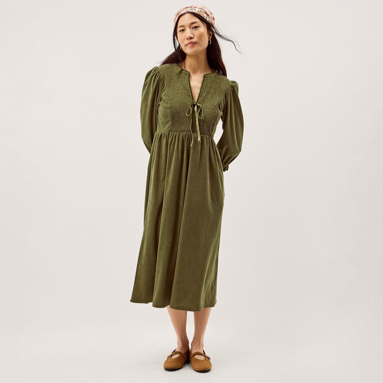 Monsoon Sara Stretch Cord Dress