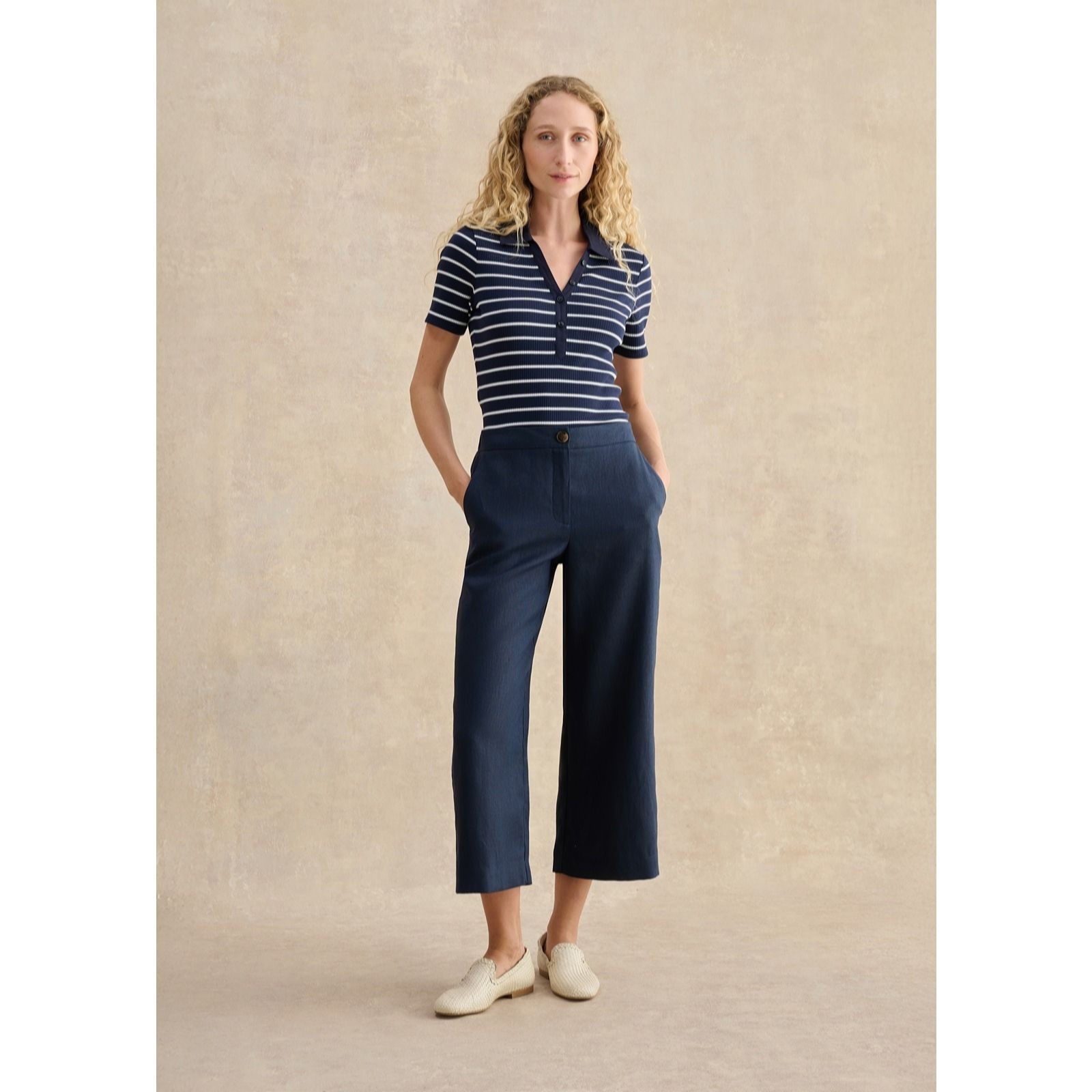 Hobbs London Lillie Linen Trouser