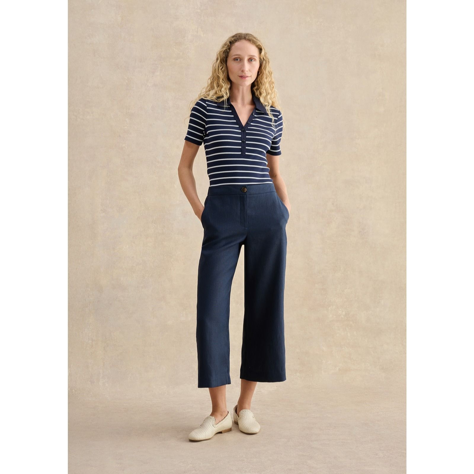 Hobbs London Lillie Linen Trouser