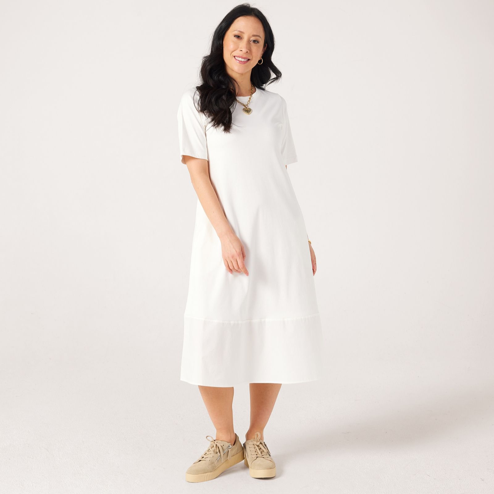 Masai Copenhagen Nacala Jersey Mix Media Dress