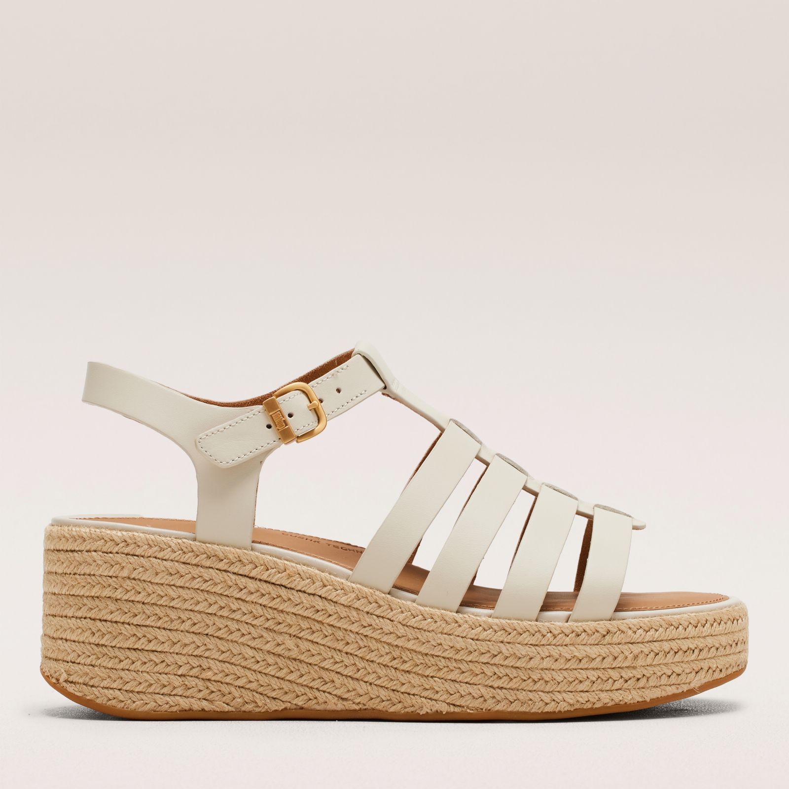 Outlet Fitflop Espadrille Leather Fisherman Wedge Sandals