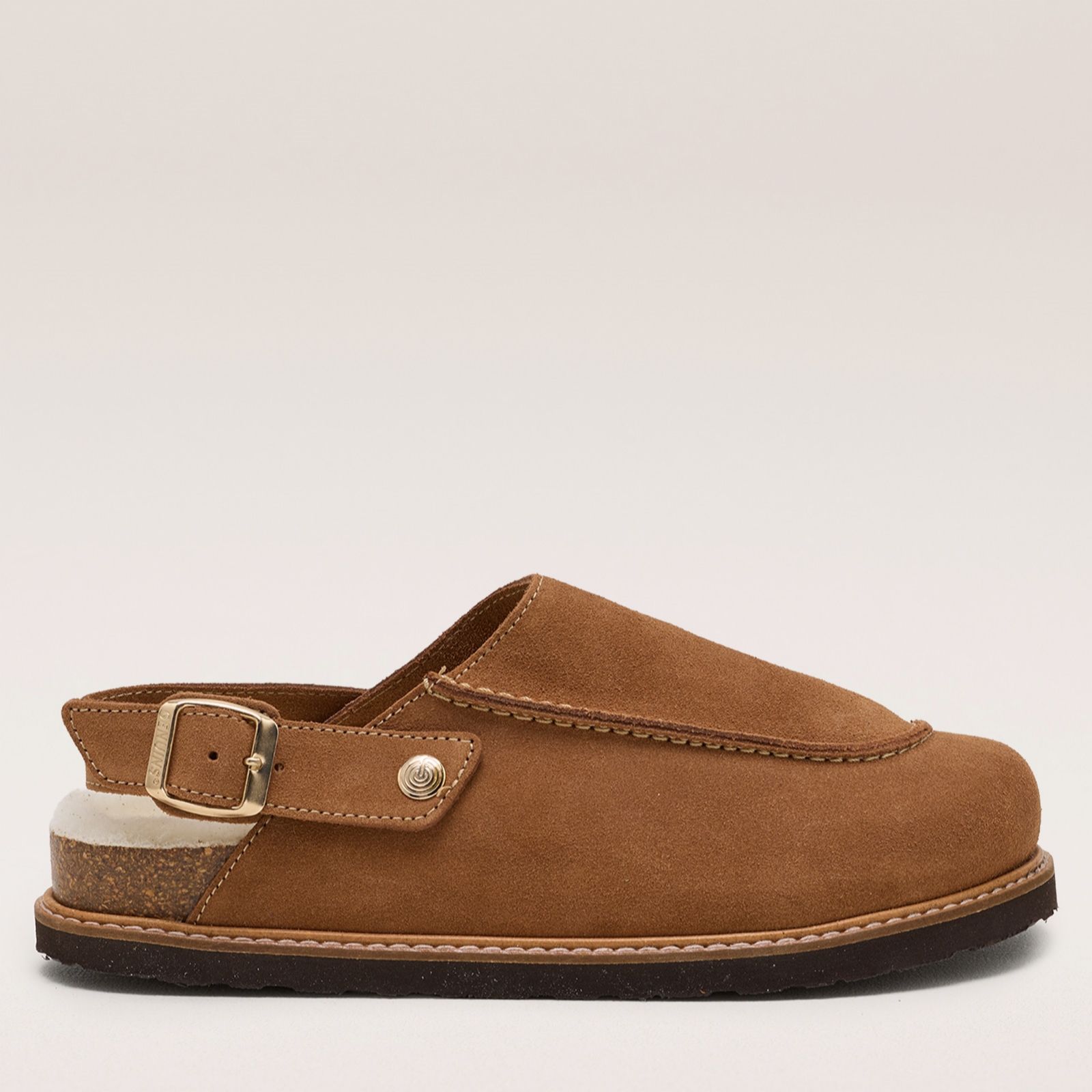 Genuins Galbano Leather Mule