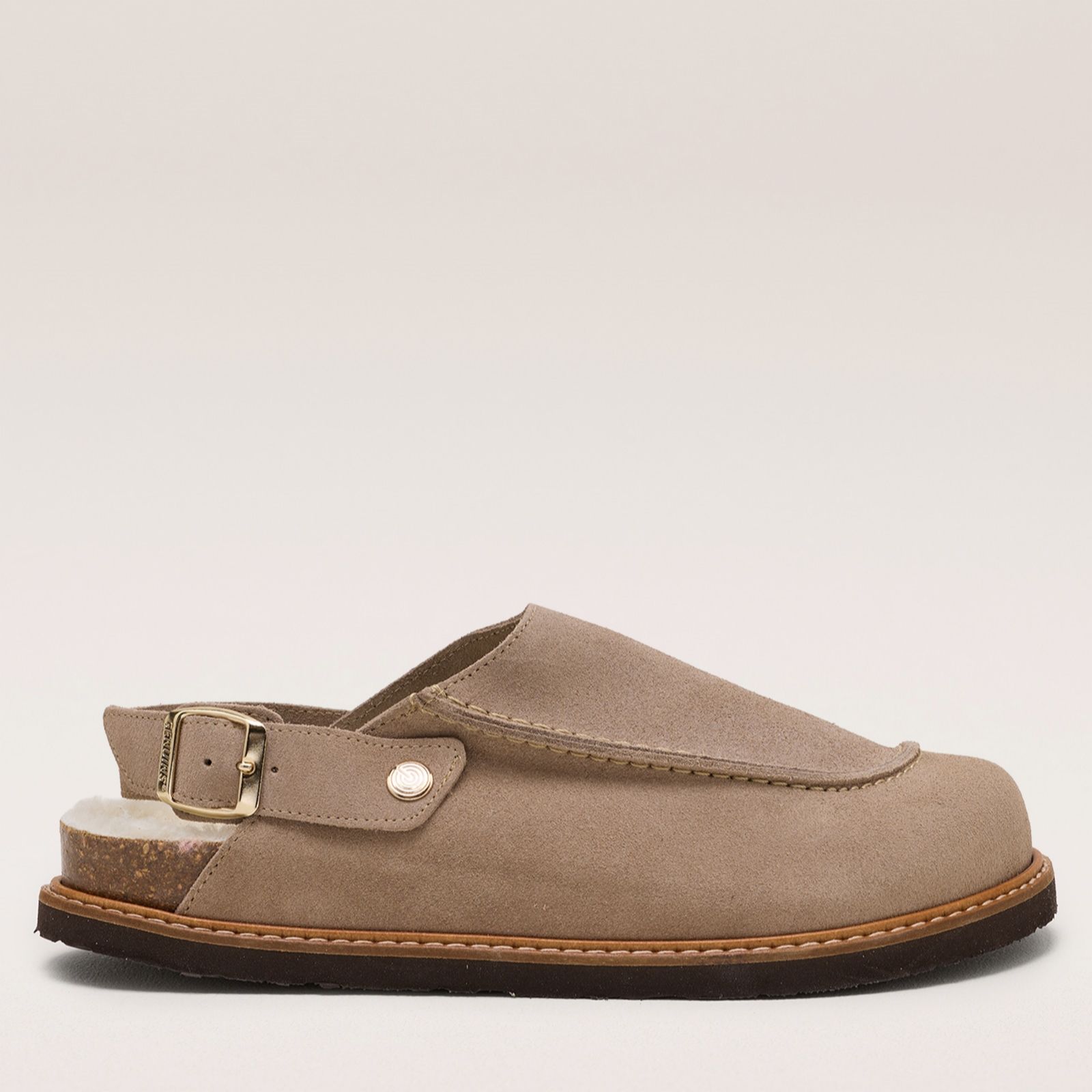 Genuins Galbano Leather Mule