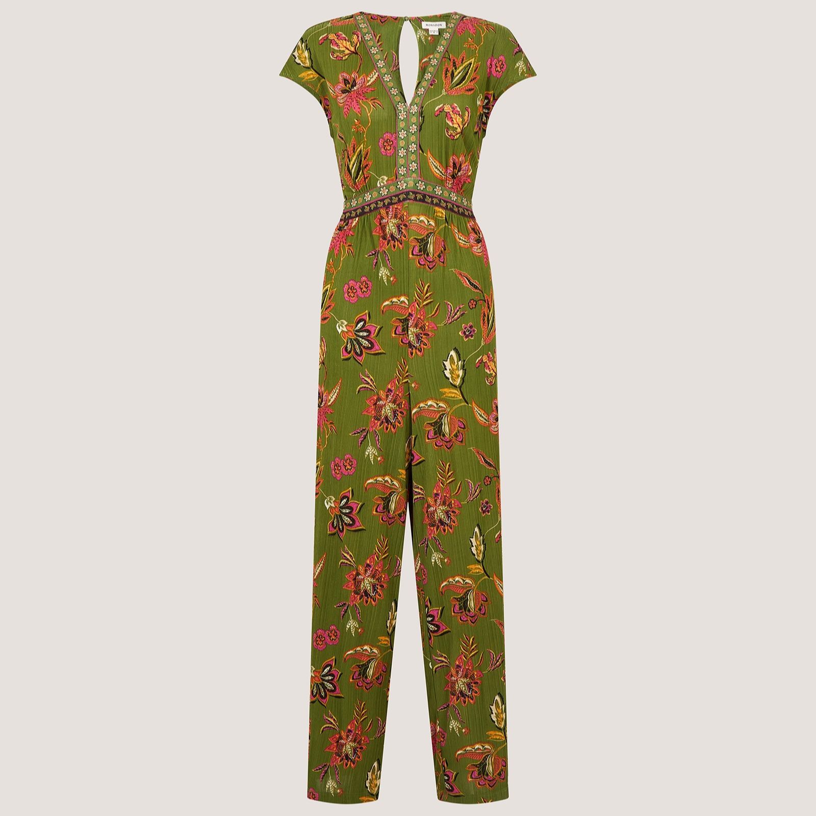 Monsoon Zainab Print Jersey Jumpsuit