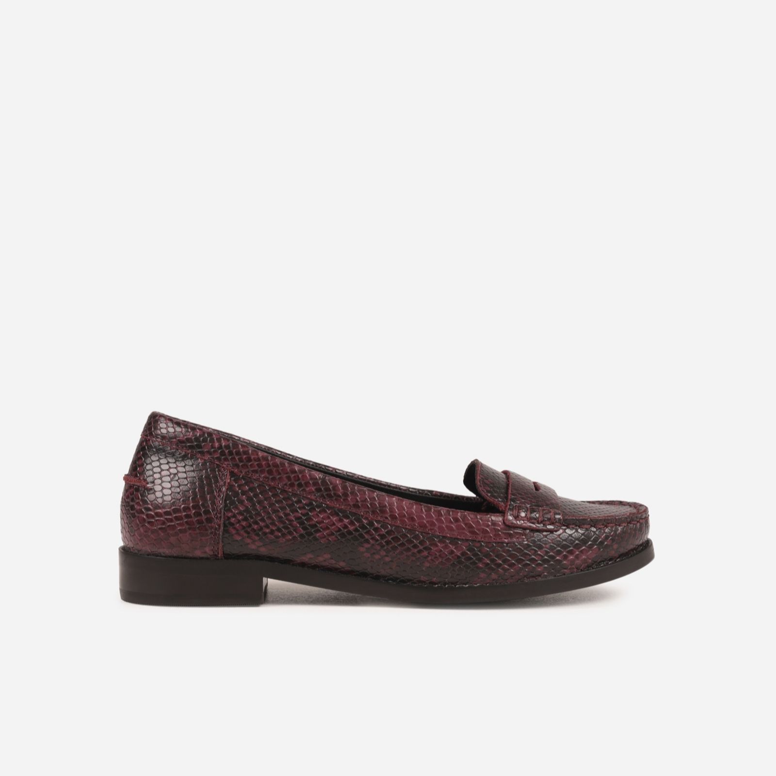 Bronx NEW-RANA Snake Leather Loafer