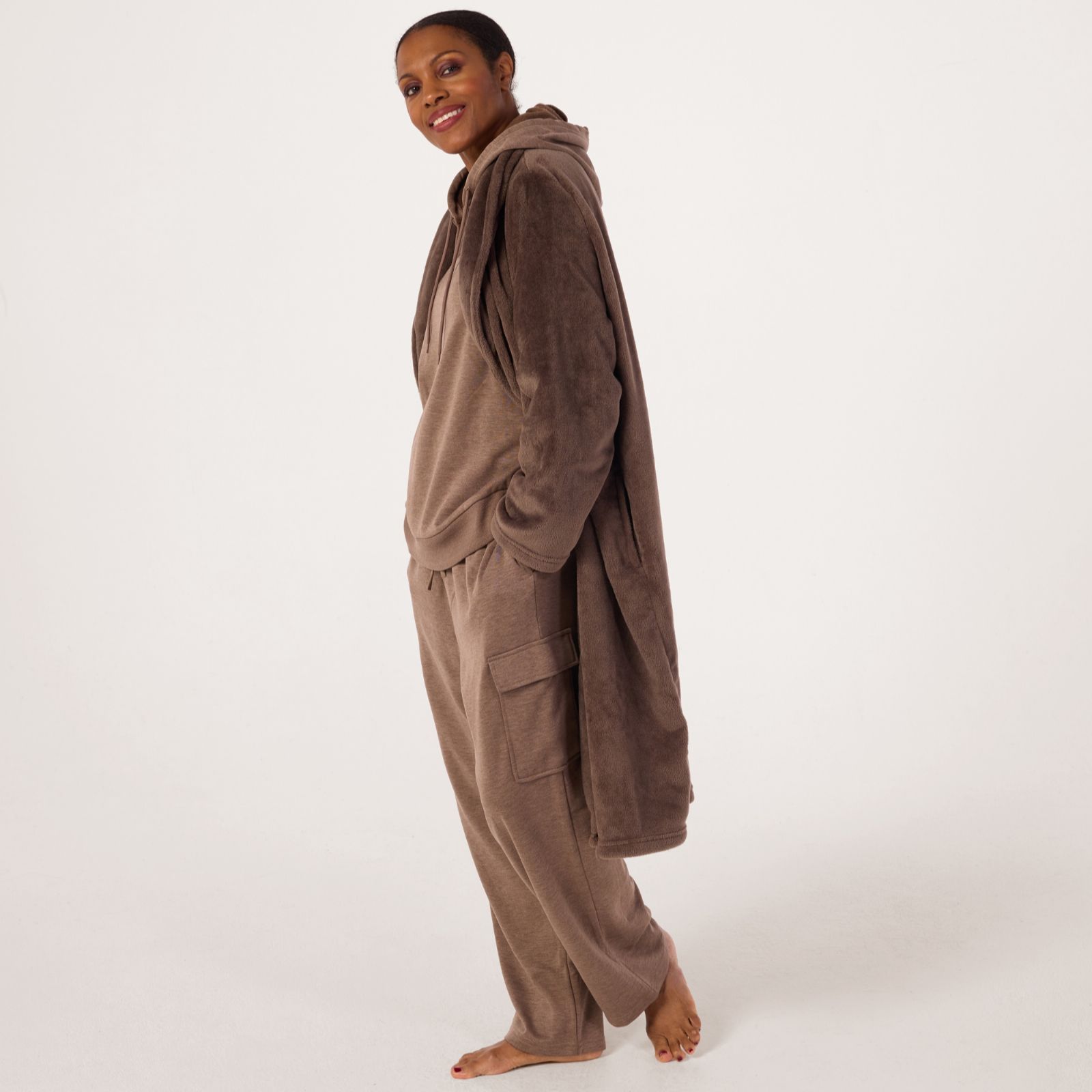 Cozee Home Shawl Collar Cardigan