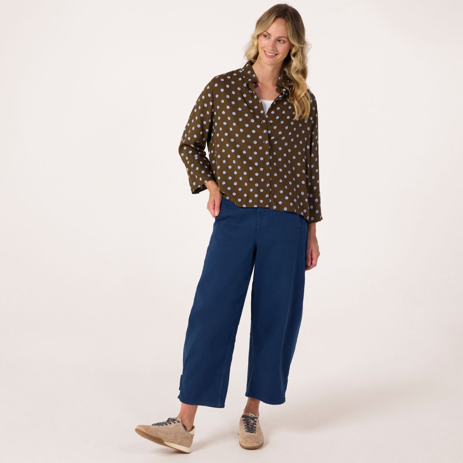 Masai Copenhagen Ilonka 100% Viscose Spot Print Loose Shirt