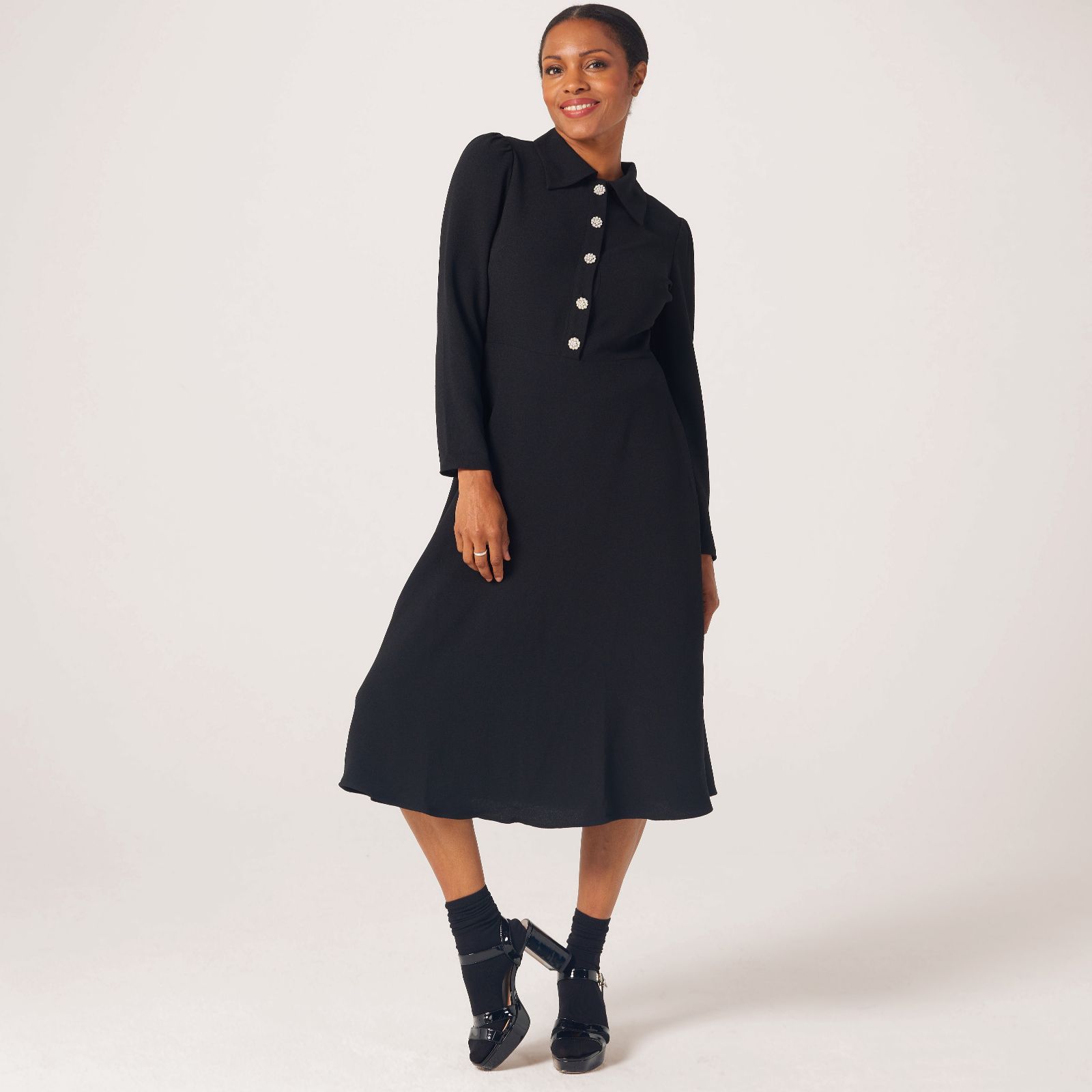 Shirt style midi dress online