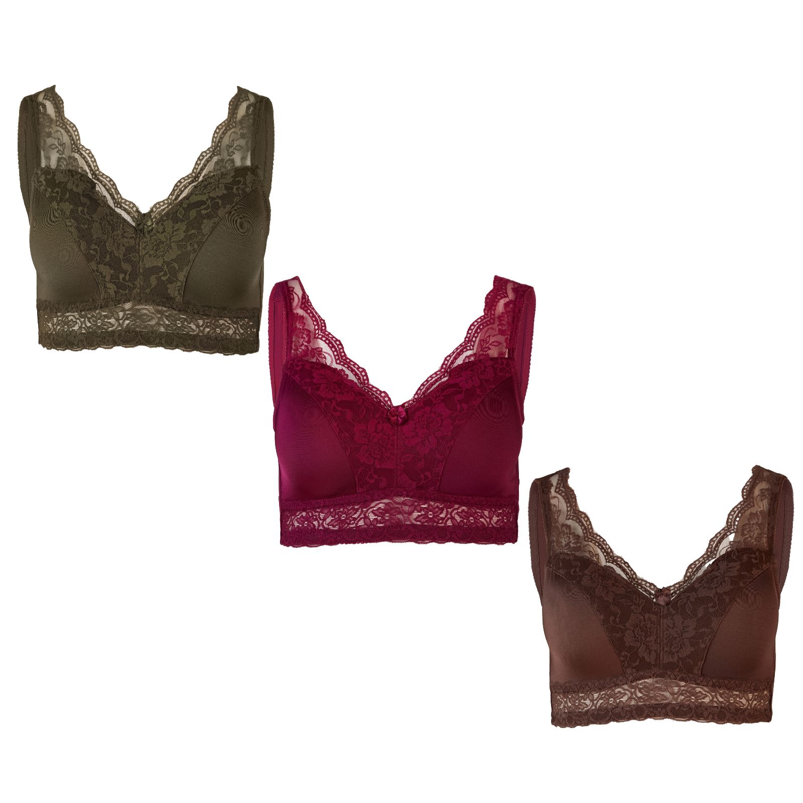 Rhonda Shear 3 Pack Pin Up Bra