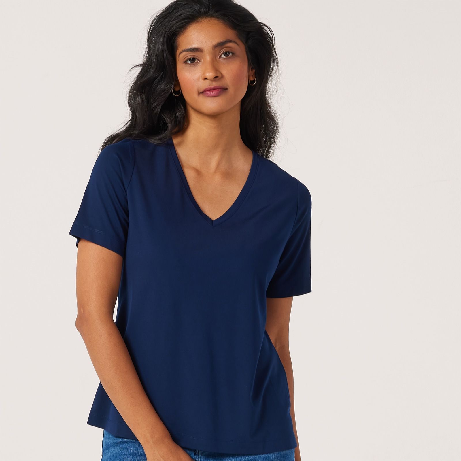 Ruth Langsford V neck Smart Jersey Top