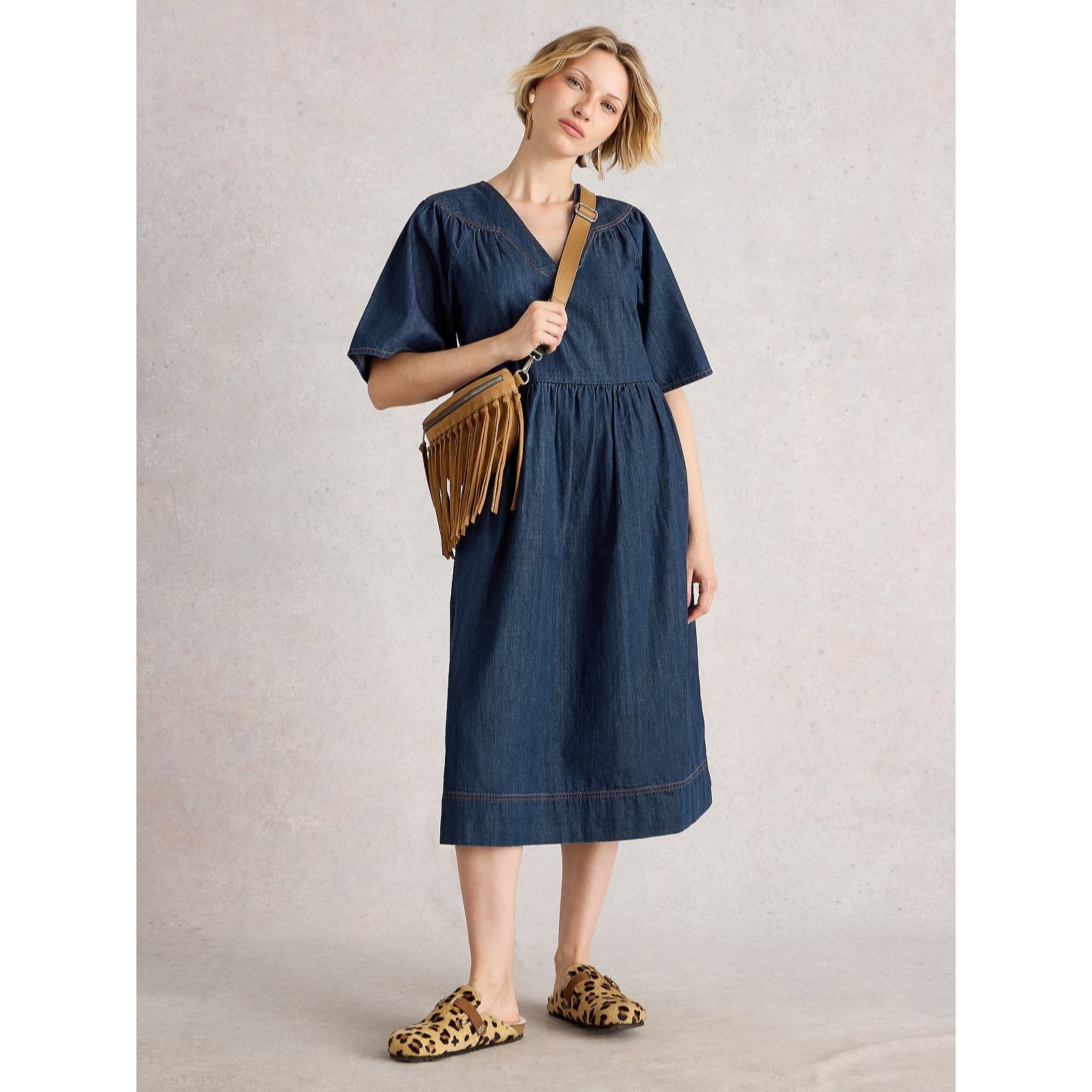 White Stuff Leo Denim Dress