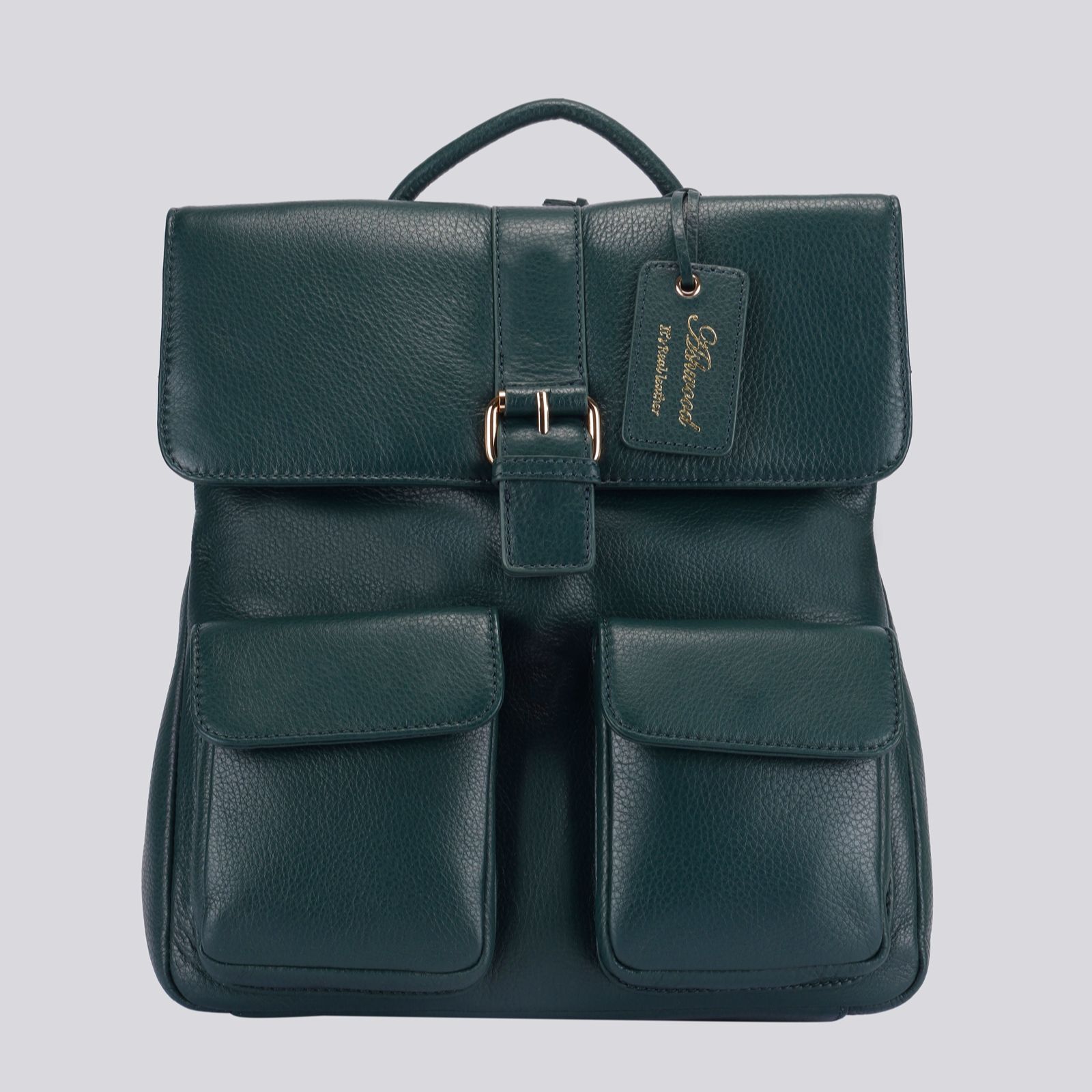Ashwood Leather Buckle Detail Backpack
