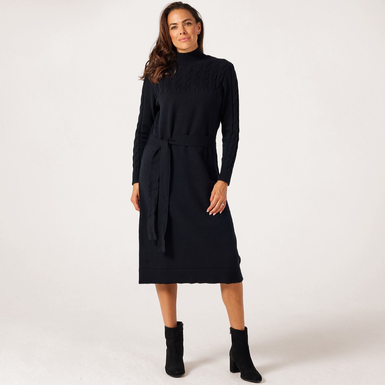 Ben de Lisi Cable Knitted Dress Standard