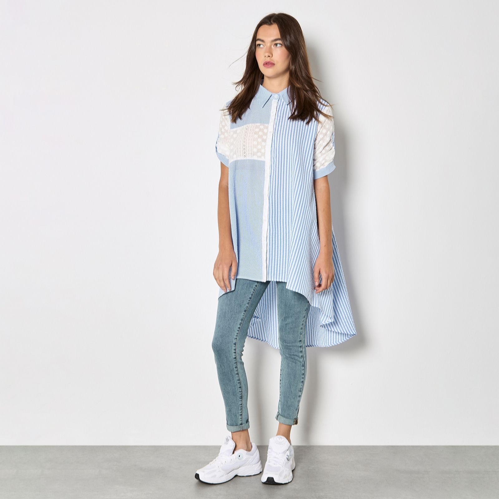 Apricot Mix & Match High-Low Shirt