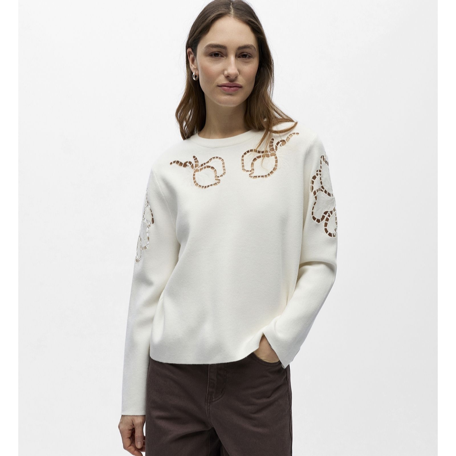 Object Reynard Cut-Out Detail Knitted Jumper