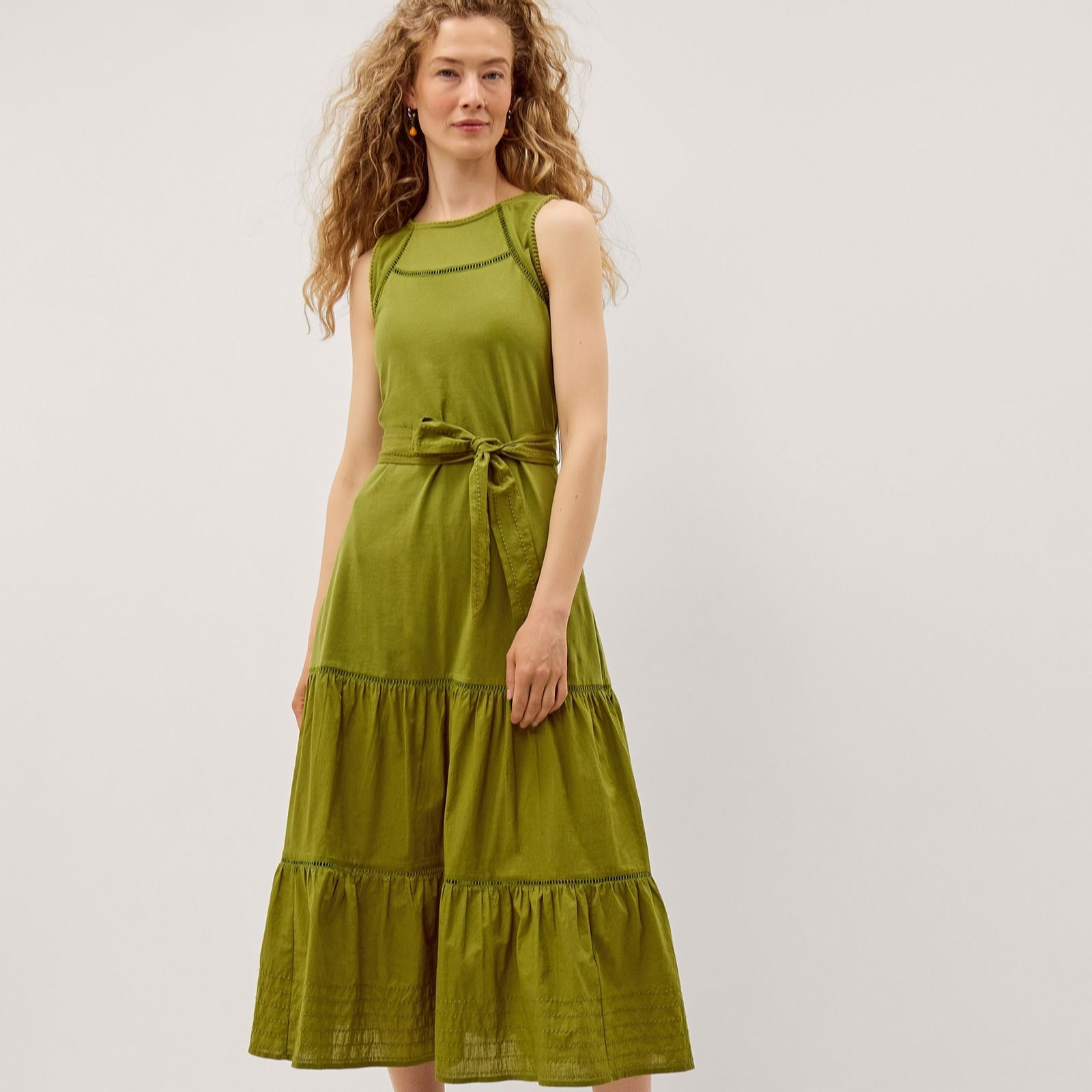 Monsoon Jen Jersey Tiered Dress