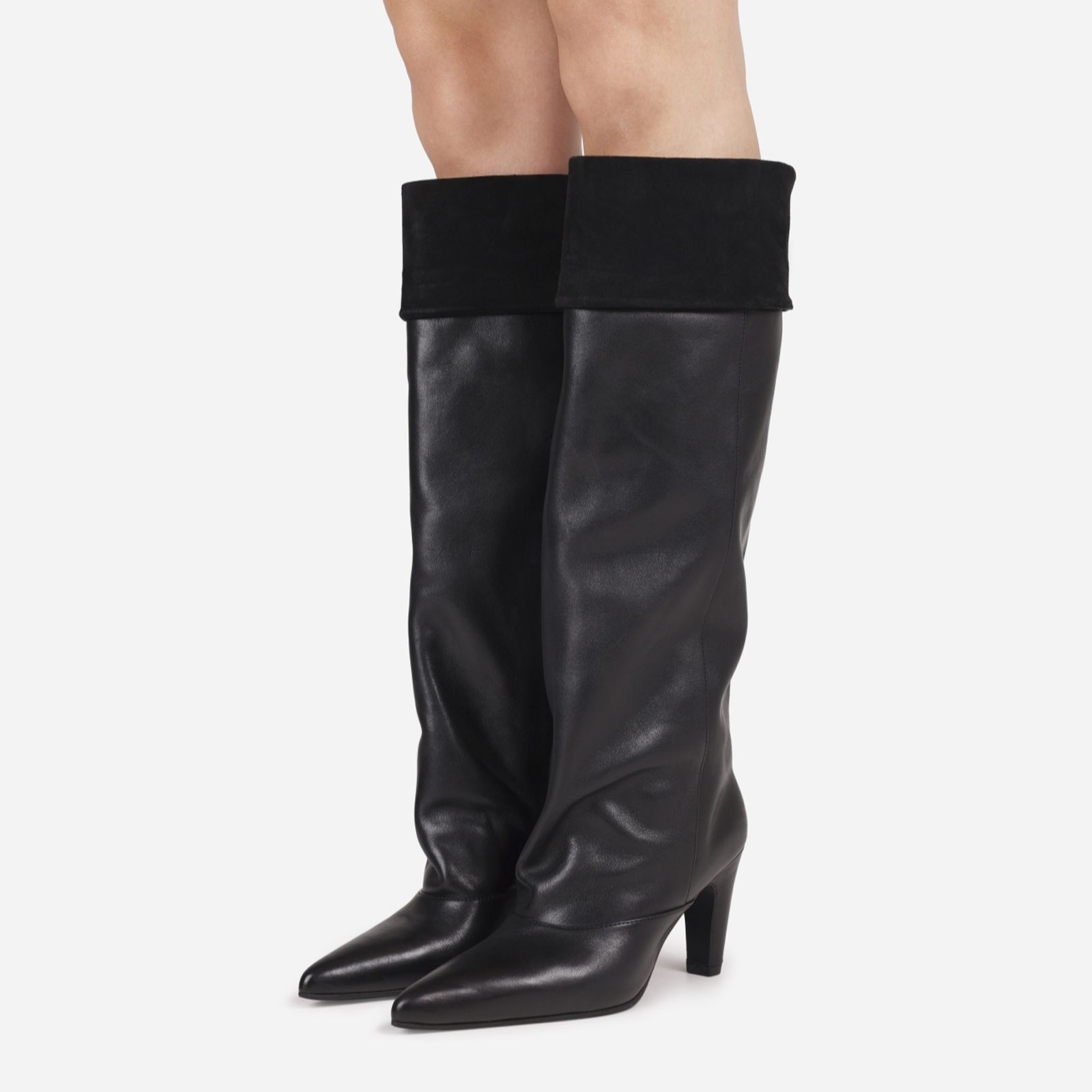 Bronx Low-Jadey High Leather Boots