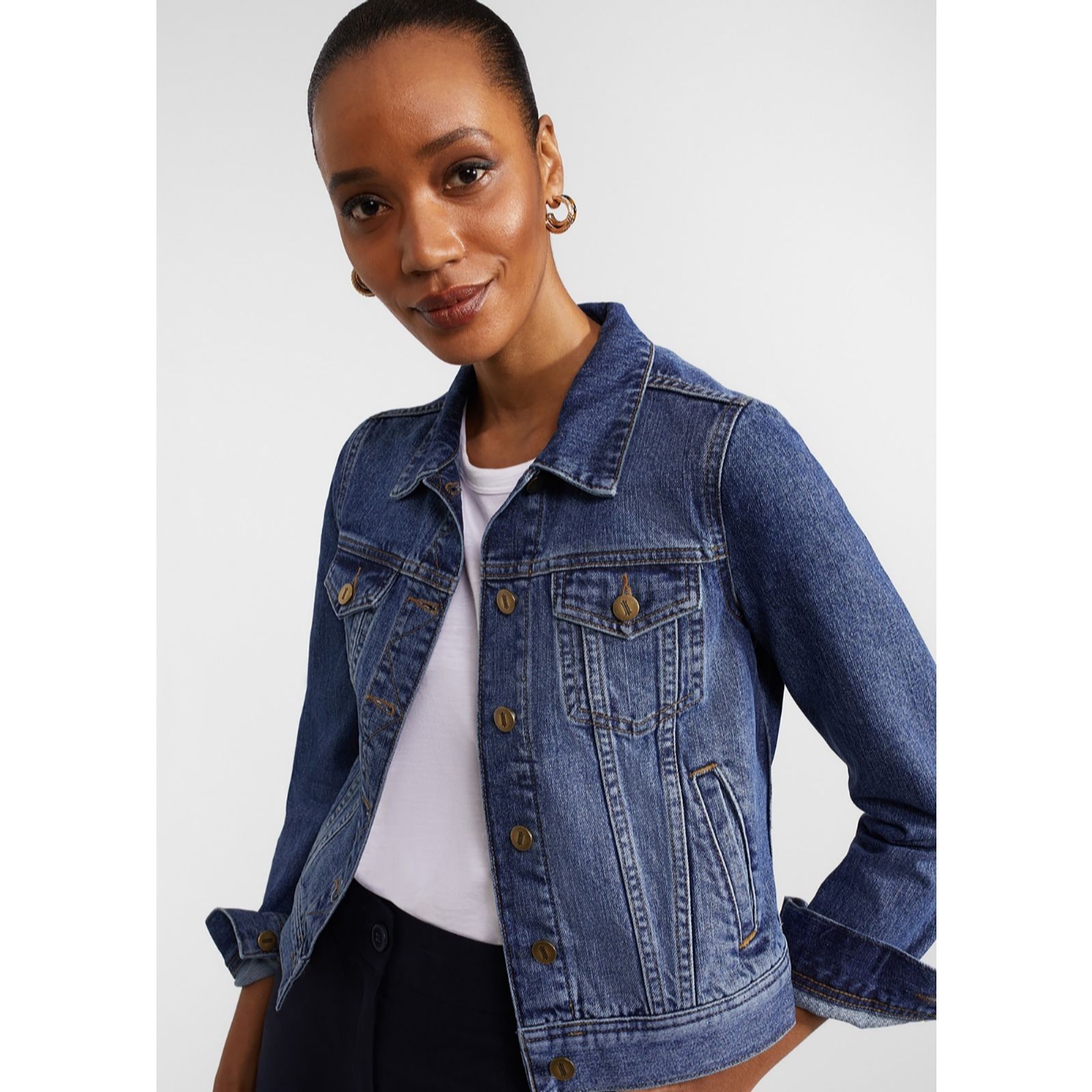 Hobbs Mariam Denim Jacket - QVC UK