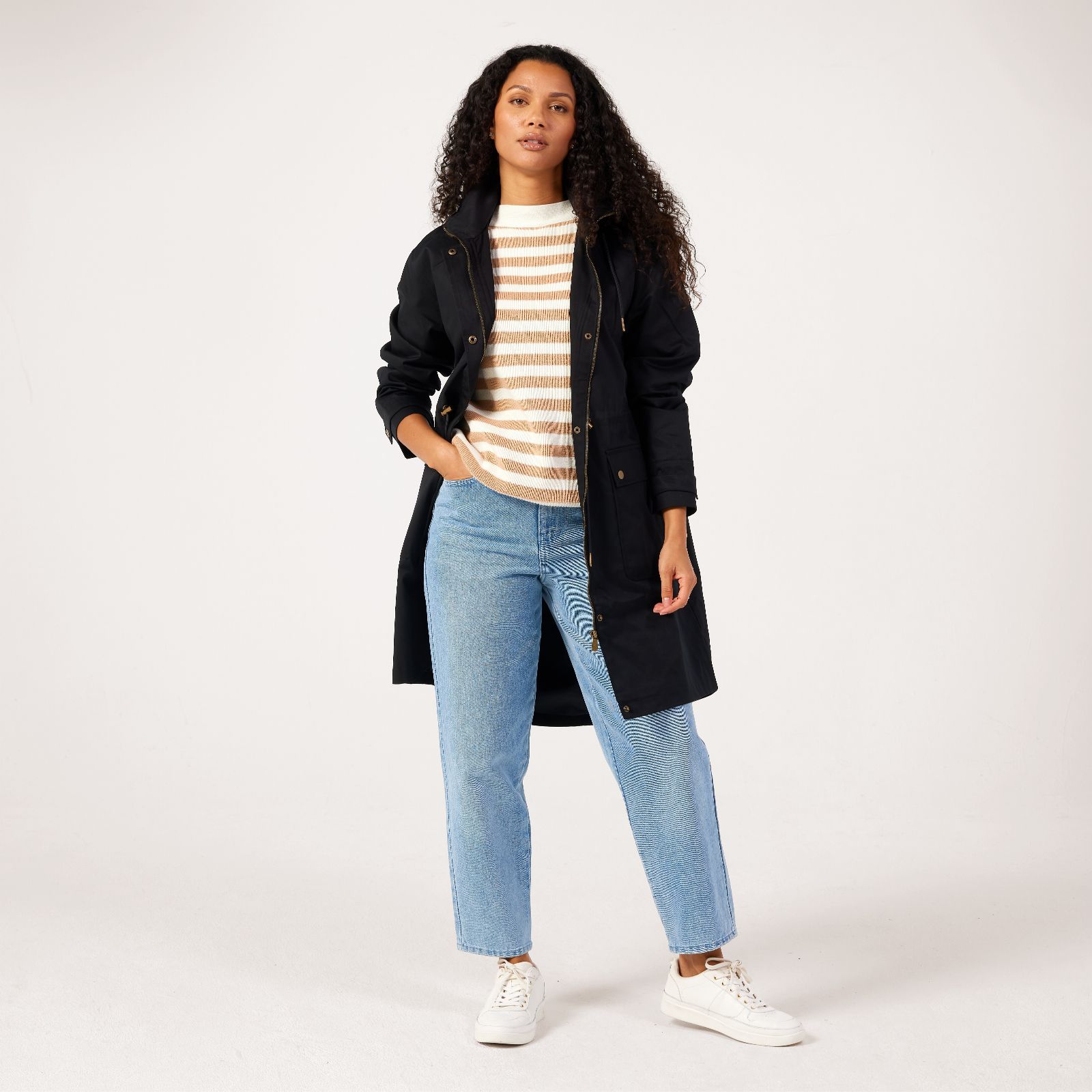 Centigrade Parka With Hood And Patch Pockets