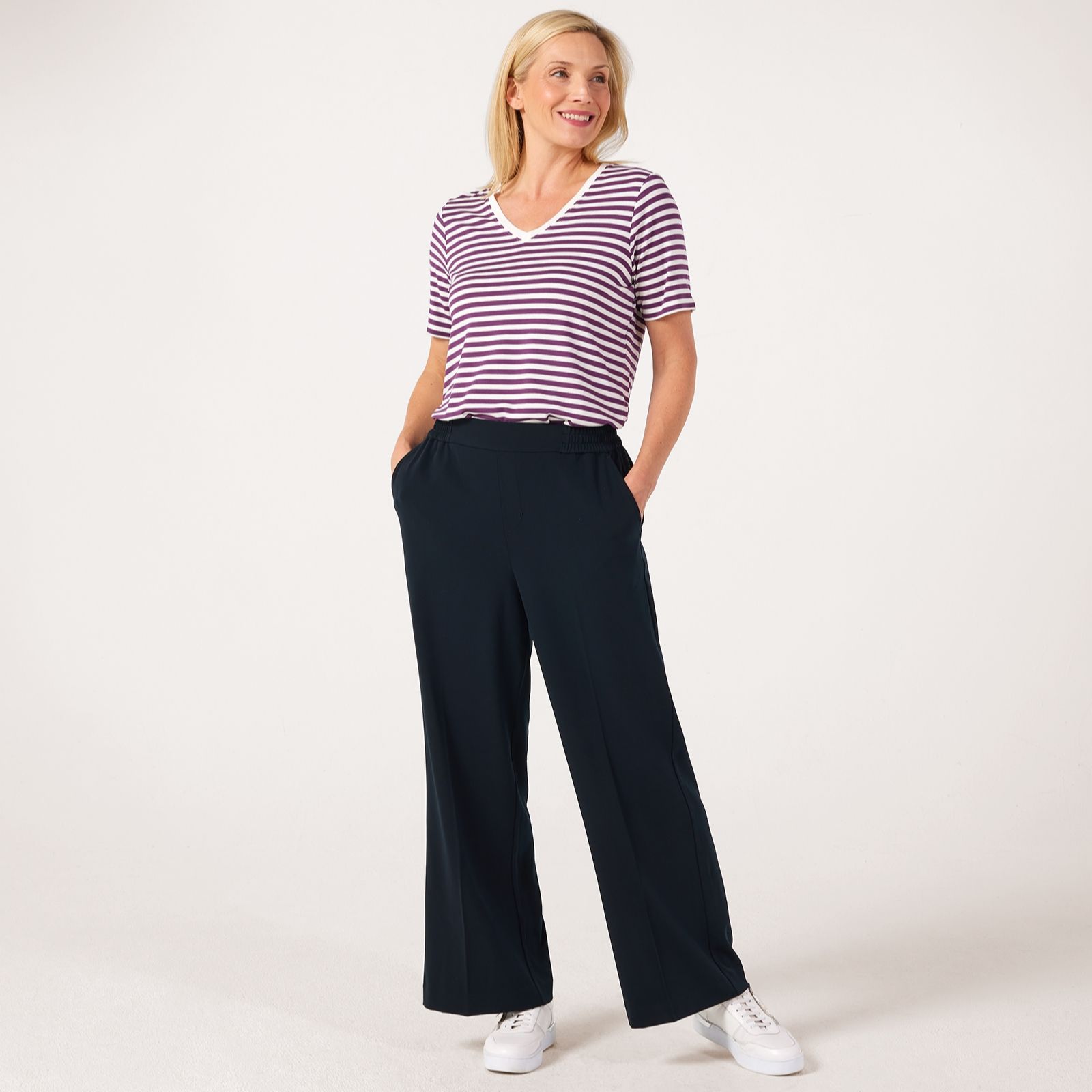 Ruth Langsford Wide Leg Trousers Petite