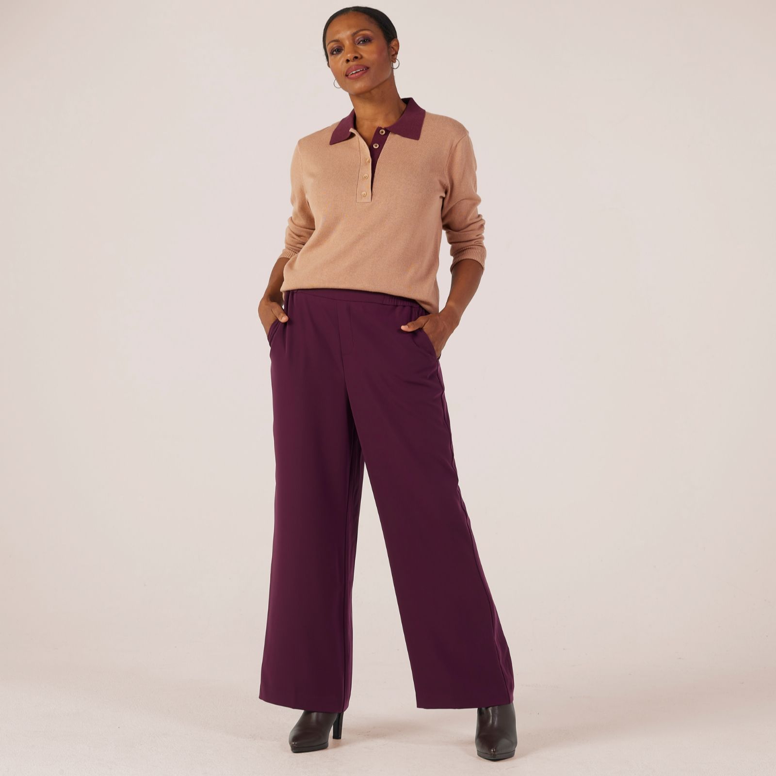 Ruth Langsford Wide Leg Trousers Petite