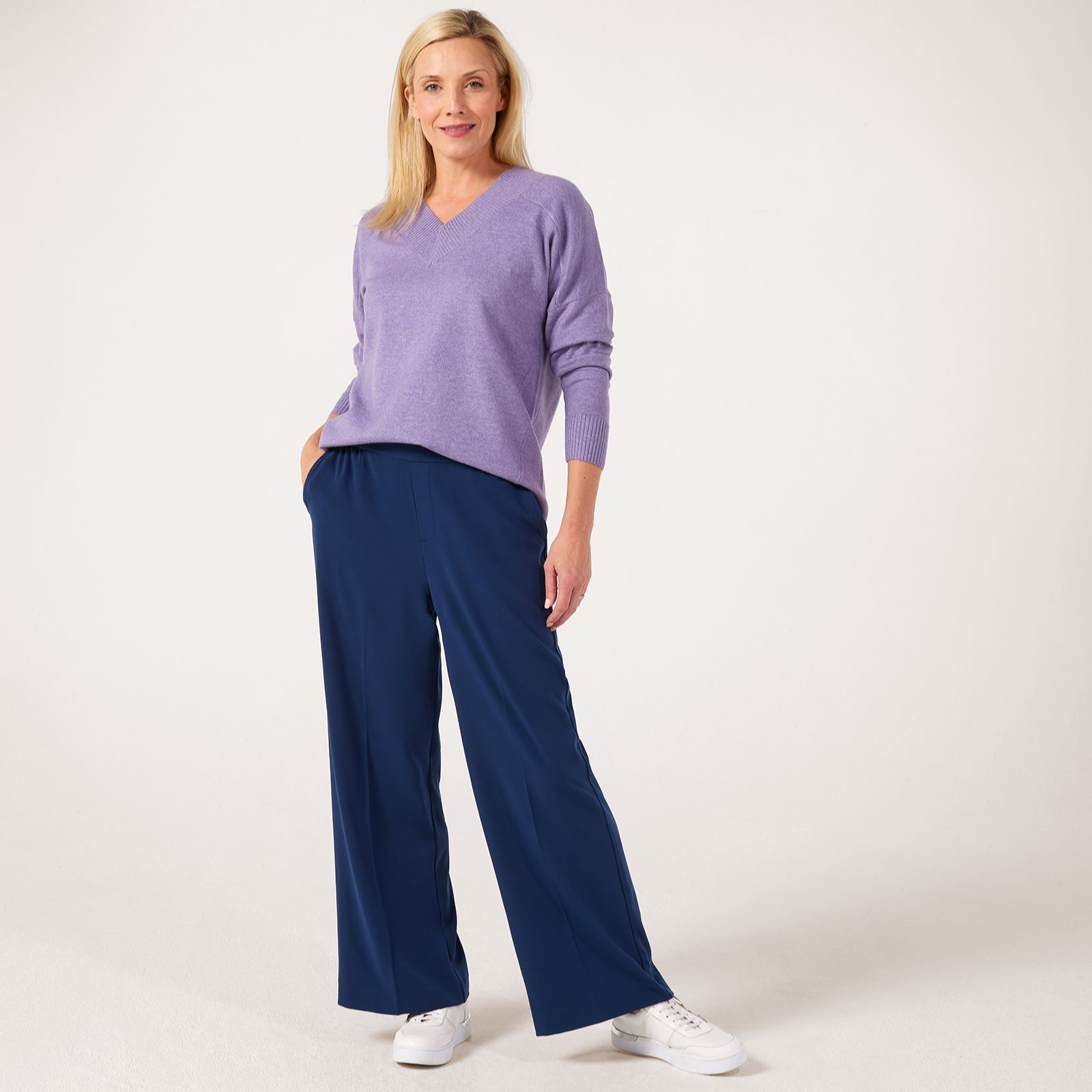 Ruth Langsford Wide Leg Trousers Petite